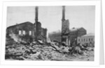 Destruction on a Moscow street after the Revolution, Russia, December 1905 by Unknown