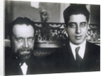Composers Nikolai Myaskovsky and Aram Khachaturian, 1933 by Unknown