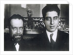 Composers Nikolai Myaskovsky and Aram Khachaturian, 1933 by Unknown