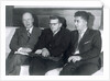 Sergei Prokofiev, Dmitri Shostakovich and Aram Khachaturian, Russian composers, 1945 by Unknown