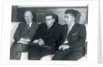 Sergei Prokofiev, Dmitri Shostakovich and Aram Khachaturian, Russian composers, 1945 by Unknown