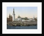 View of the St Basils Slope, seen from the Moskva River, Moscow, Russia, c1890-c1905 by Anonymous
