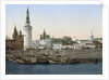 View of the St Basils Slope, seen from the Moskva River, Moscow, Russia, c1890-c1905 by Anonymous