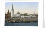 View of the St Basils Slope, seen from the Moskva River, Moscow, Russia, c1890-c1905 by Anonymous