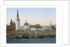 View of the St Basils Slope, seen from the Moskva River, Moscow, Russia, c1890-c1905 by Anonymous