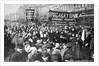 Striking Putilov workers on the first day of the February Revolution, St Petersburg, Russia, 1917 by Anonymous