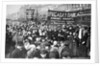 Striking Putilov workers on the first day of the February Revolution, St Petersburg, Russia, 1917 by Anonymous