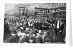 Striking Putilov workers on the first day of the February Revolution, St Petersburg, Russia, 1917 by Anonymous
