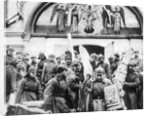 Red Army men confiscating church treasures of the Simonov monastery, Moscow, USSR, 1925 by Anonymous