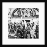 Red Army men confiscating church treasures of the Simonov monastery, Moscow, USSR, 1925 by Anonymous