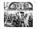Red Army men confiscating church treasures of the Simonov monastery, Moscow, USSR, 1925 by Anonymous