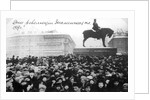 Crowds on Znamenskaya Square, Petrograd, Russia, February Revolution, 1917 by Anonymous