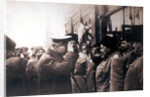 White Russian General Anton Denikin mees British Major-General Frederick Poole, Russia, 1918 by Anonymous