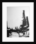 Oil extraction in Baku, Russia, c1903-c1906. by Anonymous