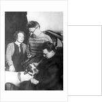 Leon Trotsky and his family, Alma Ata, USSR, 1928 by Anonymous