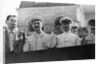 Senior Soviet figures on the tribune of Lenins mausoleum, Red Square, Moscow, USSR, 1931 by Anonymous