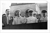Senior Soviet figures on the tribune of Lenins mausoleum, Red Square, Moscow, USSR, 1931 by Anonymous