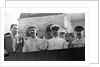 Senior Soviet figures on the tribune of Lenins mausoleum, Red Square, Moscow, USSR, 1931 by Anonymous