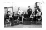 Students, members of a revolutionary cell in St Petersburg, Russia, 1908. by Anonymous