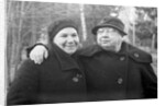 Nadezhda Krupskaya, Lenins wife, with a friend, 1936 by Anonymous