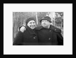 Nadezhda Krupskaya, Lenins wife, with a friend, 1936 by Anonymous
