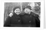 Nadezhda Krupskaya, Lenins wife, with a friend, 1936 by Anonymous