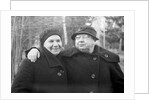 Nadezhda Krupskaya, Lenins wife, with a friend, 1936 by Anonymous