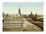 Tsar Square in the Moscow Kremlin, Russia, 1890s by Unknown