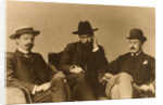 Konstantin Balmont, Sergei Poliakov and Modest Durnov, Russian poets, 1904 by Unknown