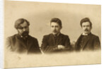 Georgy Chulkov, Vasili Milioti and Genrich Tasteven, Russian writers, 1900s by Unknown
