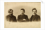 Georgy Chulkov, Vasili Milioti and Genrich Tasteven, Russian writers, 1900s by Unknown
