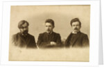 Georgy Chulkov, Vasili Milioti and Genrich Tasteven, Russian writers, 1900s by Unknown
