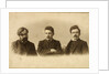 Georgy Chulkov, Vasili Milioti and Genrich Tasteven, Russian writers, 1900s by Unknown