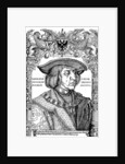 Portrait of Emperor Maximilian I by Albrecht DÃ¼rer