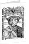 Portrait of Emperor Maximilian I by Albrecht DÃ¼rer