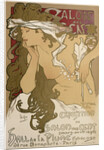 Poster for the XXth Exposition in the Salon des Cent, Paris, France by Alphonse Mucha