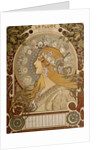 Zodiacal calendar by Alphonse Mucha