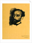 Portrait of the artist Isaak Levitan, 1899. by Leon Bakst