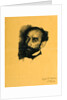 Portrait of the artist Isaak Levitan, 1899. by Leon Bakst
