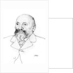 Portrait of Russian composer Mily Balakirev, 1907. by Leon Bakst