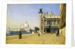 Morning in Venice, 1834. by Jean-Baptiste-Camille Corot