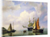 A Sea Landscape, mid 19th century. by Marinus Adrianus Koekkoek