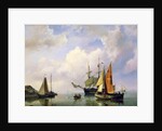 A Sea Landscape, mid 19th century. by Marinus Adrianus Koekkoek