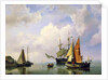 A Sea Landscape, mid 19th century. by Marinus Adrianus Koekkoek