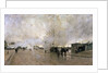 Smoke on the Paris Circuit Line, 1885. by Luigi Loir