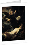 Abraham Sacrificing Isaac, 1635. by Rembrandt Harmensz van Rijn