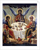 The Hospitality of Abraham, (The Old Testament Trinity), 1700. by Tichon Filatyev