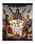 The Hospitality of Abraham, (The Old Testament Trinity), 1700. by Tichon Filatyev
