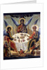 The Hospitality of Abraham, (The Old Testament Trinity), 1700. by Tichon Filatyev