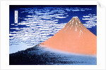 Red Fuji, 1823-1831. by Hokusai